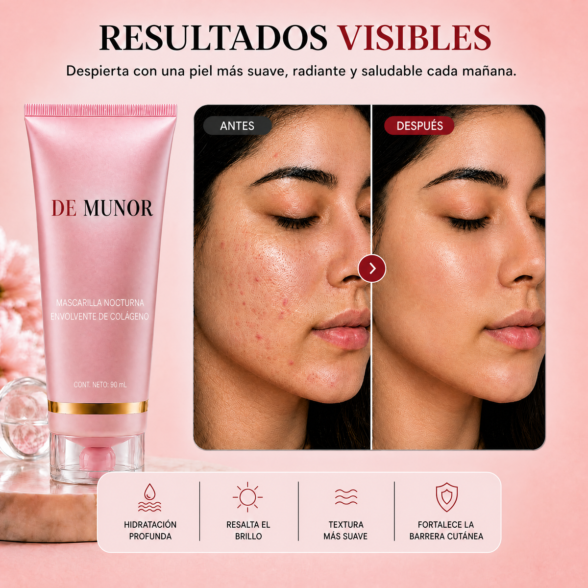 Mascarilla Reafirmante de Colágeno