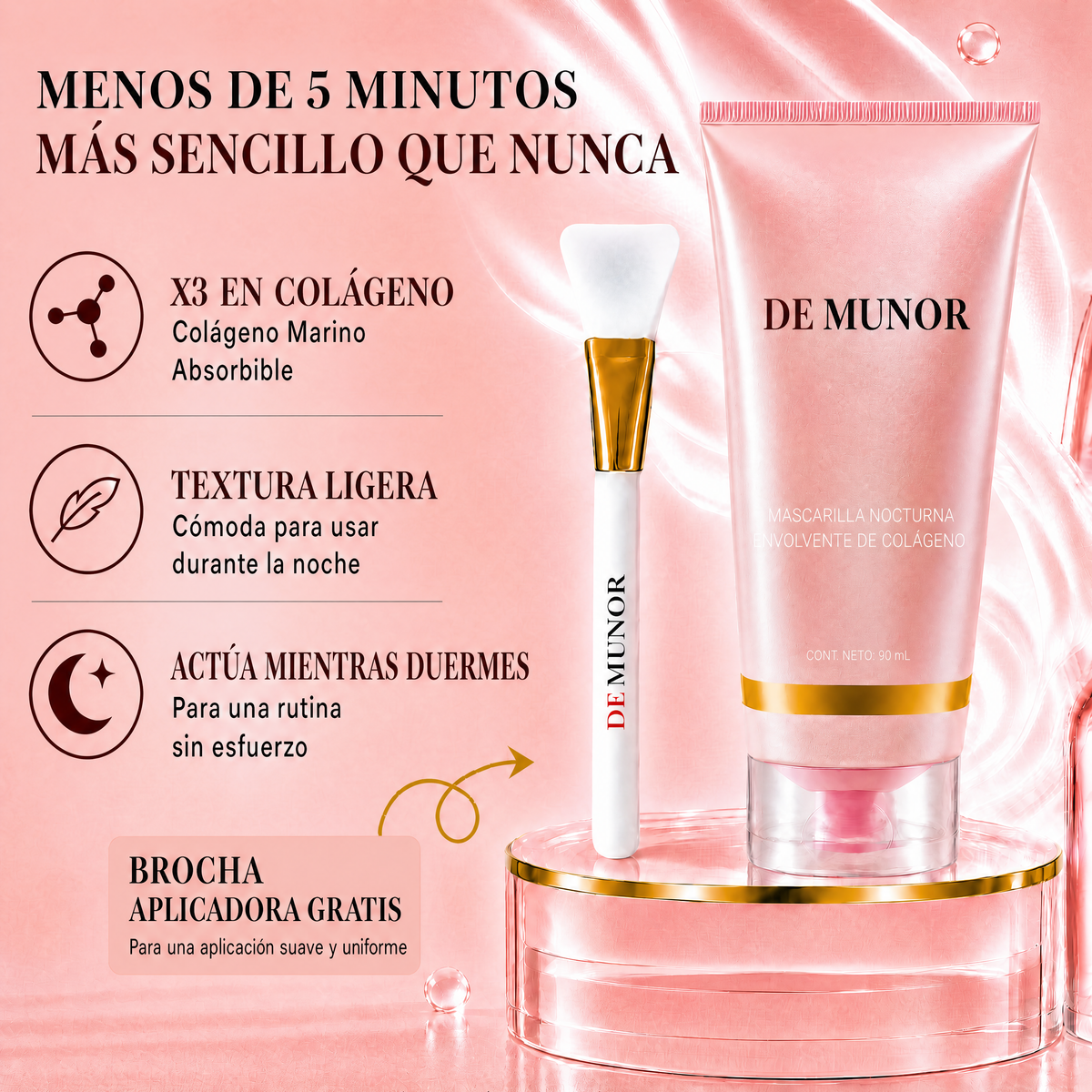 Mascarilla Reafirmante de Colágeno