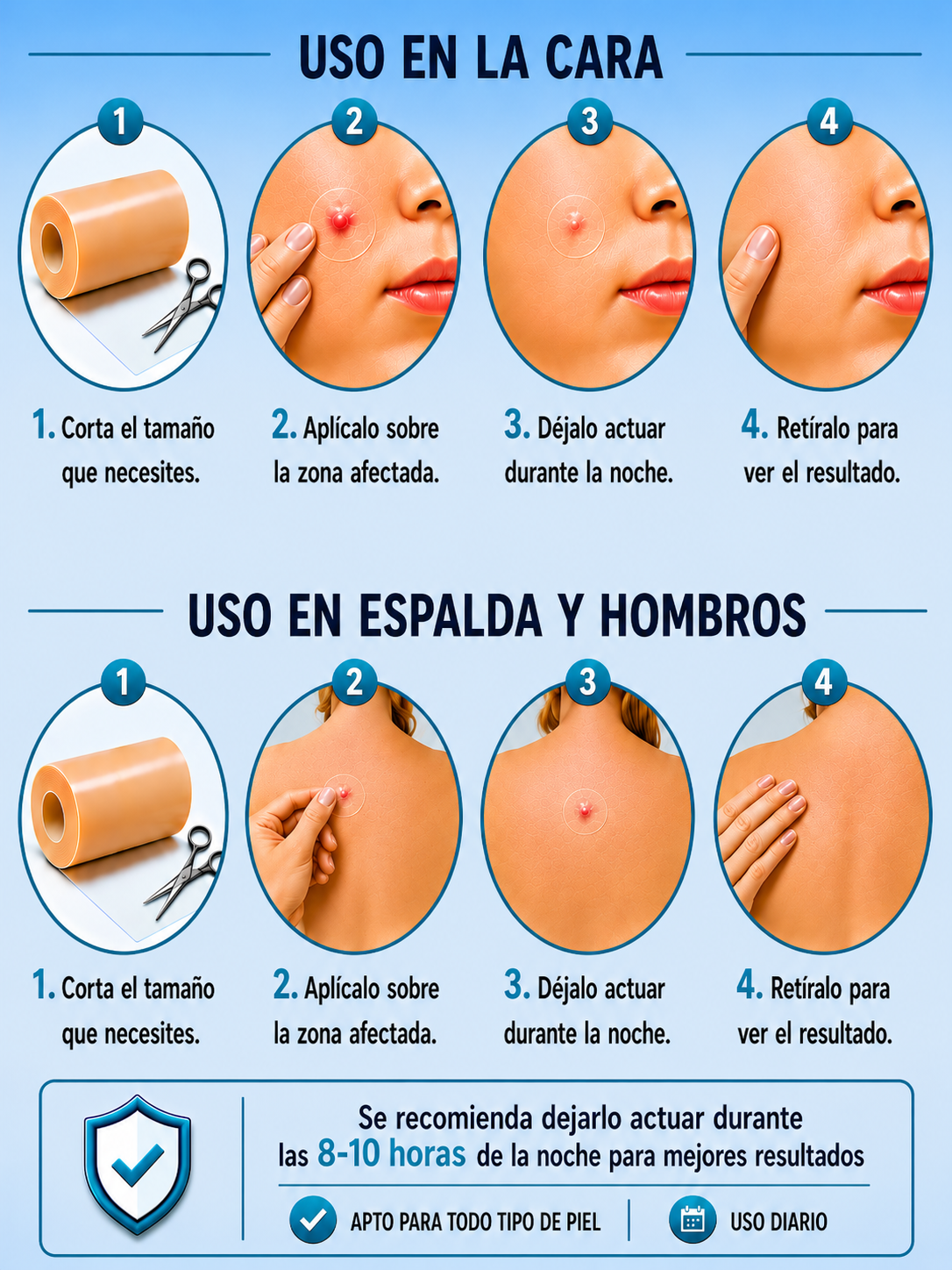 Demunor® Cinta Invisible Hidrocoloide