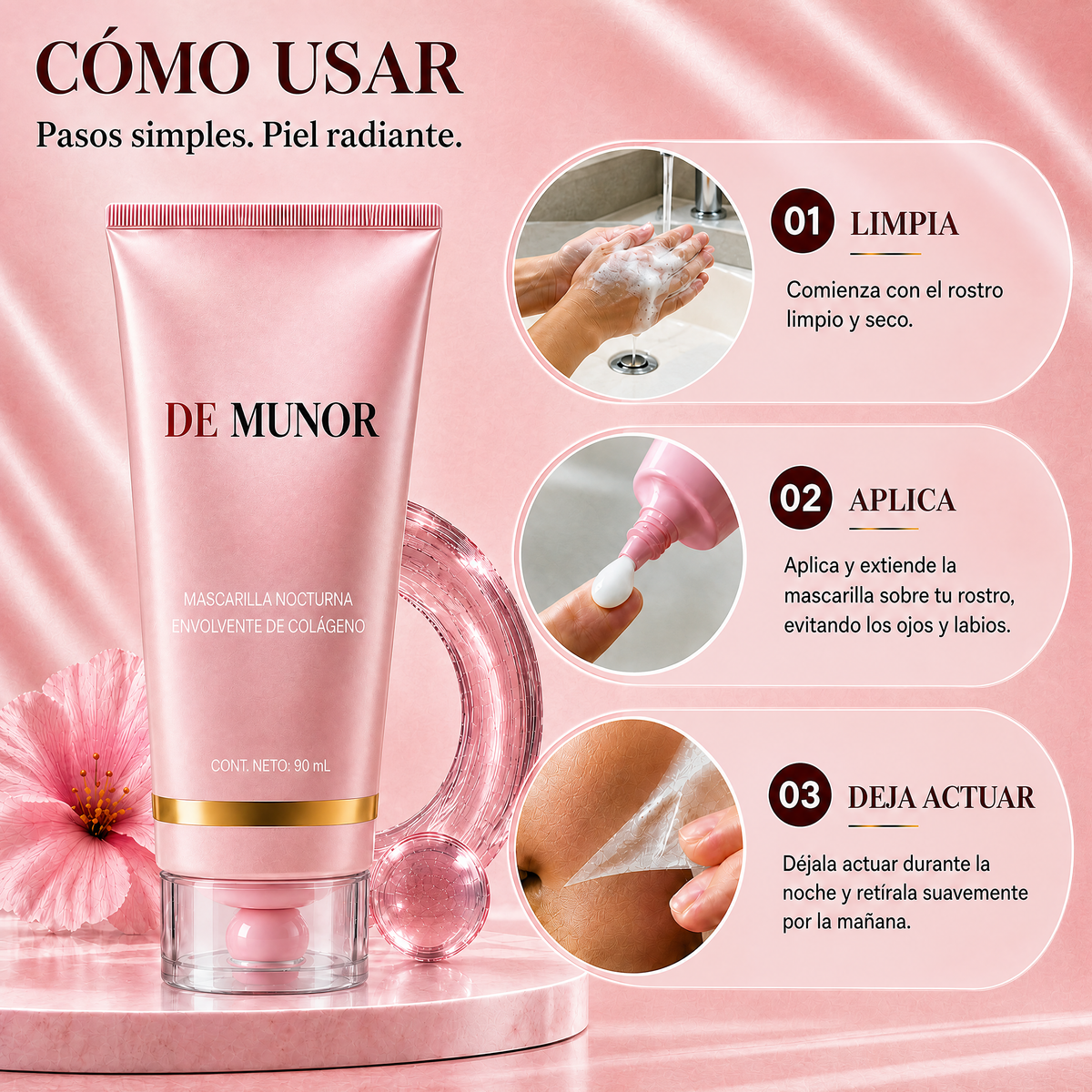 Mascarilla Reafirmante de Colágeno